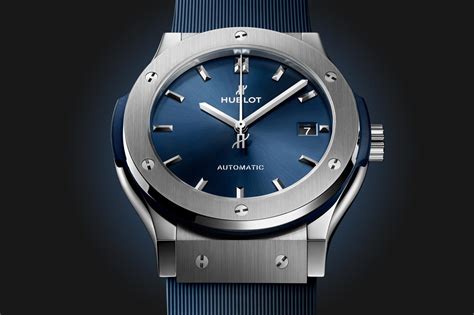 hublot classic fusion blue chronograph titanium 45mm|Hublot classic fusion price.